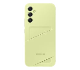 Etui / obudowa na smartfona Samsung Card Slot Case do Galaxy A14 limonkowe