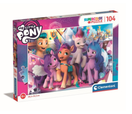 Puzzle dla dzieci Clementoni Supercolor My Little Pony 104 elementy 25731
