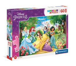 Puzzle dla dzieci Clementoni Supercolor Princess maxi 60 el. 26471