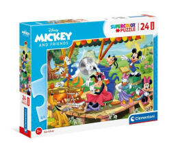 Puzzle dla dzieci Clementoni Supercolor Myszka Miki i przyjaciele 24 el. 24218