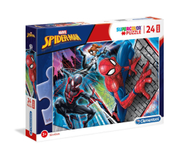 Puzzle dla dzieci Clementoni Supercolor Spider-man maxi 24 el. 24497