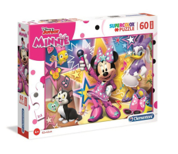 Puzzle dla dzieci Clementoni Supercolor Myszka Minnie i pomocnicy 60 el. 26443 P6