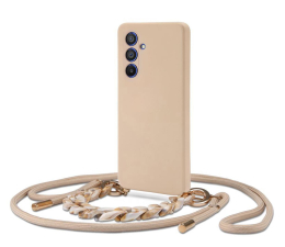 Etui / obudowa na smartfona Tech-Protect Icon Chain do Samsung Galaxy A54 5G beige