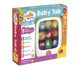 Zabawka interaktywna Lisciani Giochi Carotina Baby Tablet z 5 Funkcjami Dydaktycznymi 55784