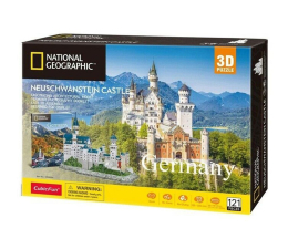 Puzzle do 500 elementów Cubic fun Puzzle 3D National Geographic Zamek Neuschwanstein DS0990H