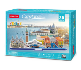 Puzzle do 500 elementów Cubic fun Puzzle 3D City Line Wenecja MC269h