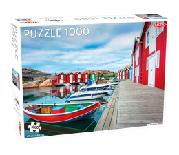 Puzzle 1000 - 1500 elementów Tactic Puzzle 1000 el. Fishing Huts in Smogen