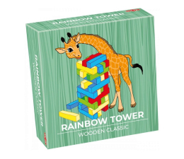 Gra zręcznościowa Tactic Wooden Classic Rainbow Tower