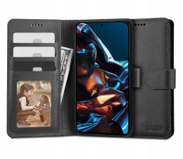 Etui / obudowa na smartfona Tech-Protect Wallet do Xiaomi Redmi Note 12 Pro / POCO X5 Pro 5G black