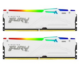 Pamięć RAM DDR5 Kingston FURY 64GB (2x32GB) 5200MHz CL40 Beast White RGB XMP