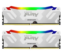 Pamięć RAM DDR5 Kingston FURY 64GB (2x32GB) 6000MHz CL32 FURY Renegade RGB White XMP