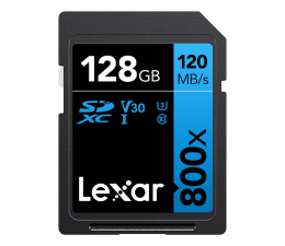 Karta pamięci SD Lexar 128GB 800x Professional SDXC UHS-I U1 V30