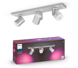 Inteligentna lampa Philips Hue White and color ambiance Kinkiet Argenta (alum.)