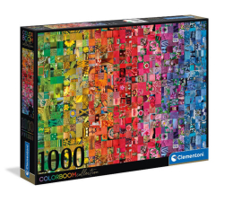 Puzzle 1000 - 1500 elementów Clementoni Colorboom Collage 1000 el. 39595
