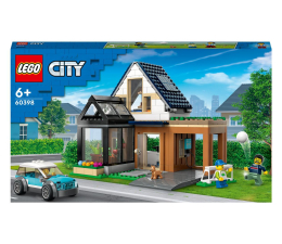 Klocki LEGO® LEGO City 60398 Domek rodzinny i samochód elektryczny