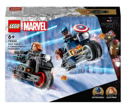 Klocki LEGO® LEGO Marvel 76260 Motocykle Czarnej Wdowy i Kapitana Ameryki
