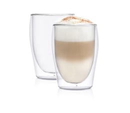 Naczynie do serwowania napojów DUKA LISE zestaw 2 szklanek h 11,5 cm latte
