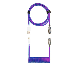 Kable do klawiatur Cooler Master Coiled Cable (Thunderstorm Blue-Purple)