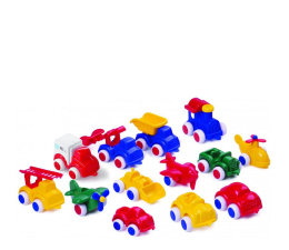 Zabawka dla małych dzieci Viking Toys Chubbies Pojazdy mix 13 modeli