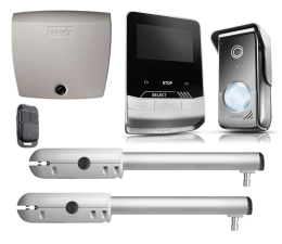 Zestaw Smart Home Somfy Zestaw do bramy SGS 201 oraz wideodomofon V100+