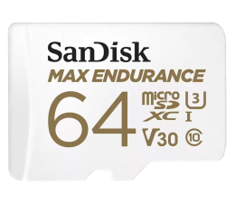 Karta pamięci microSD SanDisk 64GB microSDXC Max Endurance UHS-I U3 V30