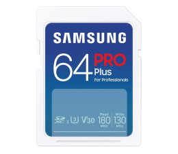 Karta pamięci SD Samsung 64GB SDXC PRO Plus 180MB/s (2023)