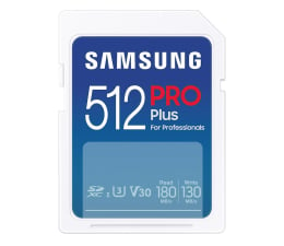 Karta pamięci SD Samsung 512GB SDXC PRO Plus 180MB/s (2023)
