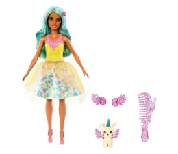 Lalka i akcesoria Barbie Szczypta Magii Lalka Teresa + baśniowe zwierzątko