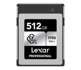 Karta pamięci CFexpress Lexar 512GB Professional Type B SILVER 1750MB/s