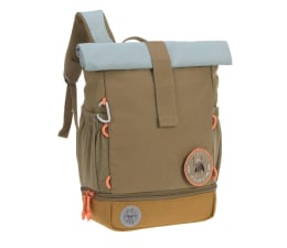 Plecak szkolny Lassig Mini Rolltop Backpack Nature olive