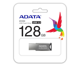 Pendrive (pamięć USB) ADATA 128GB UV350 czarny (USB 3.1)