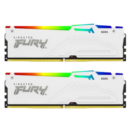 Pamięć RAM DDR5 Kingston FURY 32GB (2x16GB) 5200MHz CL36 Beast White RGB EXPO