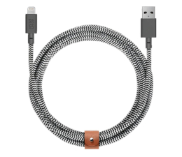 Kabel Lightning Native Union Belt Cable XL USB-A – Lightning 3m zebra