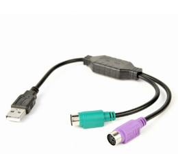 Przejściówka Gembird Adapter USB - PS/2