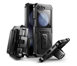 Etui / obudowa na smartfona Tech-Protect Kevlar Pro do Samsung Galaxy Z Flip5 5G black