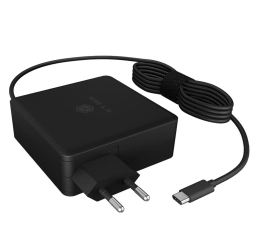 Zasilacz do laptopa ICY BOX Zasilacz sieciowy USB-C 90W USB-A 2.4A