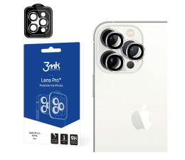Folia / szkło na smartfon 3mk Lens Protection Pro do iPhone 15 Pro Silver