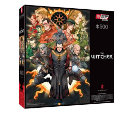 Puzzle z gier Merch Gaming Puzzle: The Witcher Nilfgaard Puzzles 500