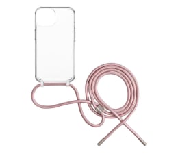 Etui / obudowa na smartfona FIXED Pure Neck do iPhone 15 pink