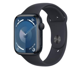 Smartwatch Apple Watch 9 45/Midnight Aluminum/Midnight Sport Band M/L GPS