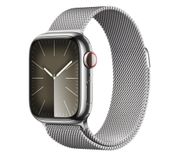 Smartwatch LTE Apple Watch 9 41/Silver Steel/Silver Milanese Loop LTE