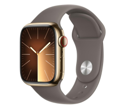 Smartwatch LTE Apple Watch 9 41/Gold Steel/Clay Sport Band S/M LTE