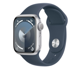 Smartwatch Apple Watch 9 41/Silver Aluminum/Storm Blue Sport Band S/M GPS