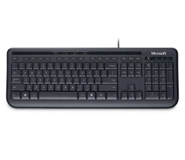 Klawiatura  przewodowa Microsoft Wired Keyboard 600 czarna