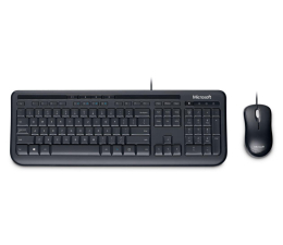 Zestaw klawiatura i mysz Microsoft Wired Desktop 600