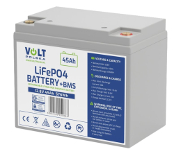 Akumulator LifePo4 VOLT Akumulator LiFePO4 12.8V 45Ah BMS