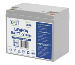 Akumulator LifePo4 VOLT Akumulator LiFePO4 12.8V 60Ah BMS