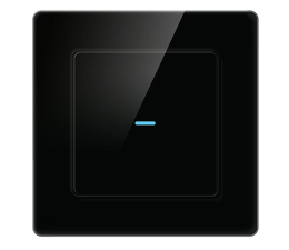 Inteligentny włącznik światła Avatto Dotykowy Włącznik Światła WiFi Pojedynczy TUYA (czarny)