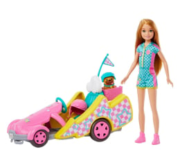 Lalka i akcesoria Barbie Gokart Stacie Pojazd filmowy i lalka