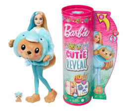 Lalka i akcesoria Barbie Cutie Reveal Lalka Miś-Delfin Seria Kostiumy zwierząt